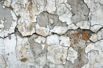 Fototapeta premium Close-up shot of peeling paint on a wall, great for decorating or DIY projects