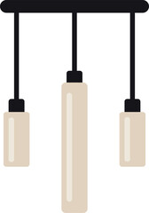 Decorative wall lamp. Electric bulb light icon