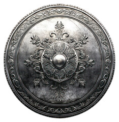 PNG Medieval realistic metal shield round accessories historical.