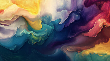 Exploring the Use of Color in Abstract Art: Emotions and Expression" Color plays a pivotal role in abstract art, influencing the viewer's emotions and perspective. This piece, with