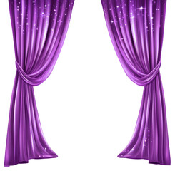 PNG Theater performances curtains purple purple curtains.