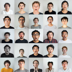 Scared Face Headshot Portraits