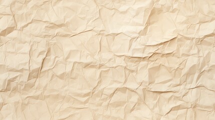 Obraz premium White crumpled paper texture background for design with copy space for text or image.