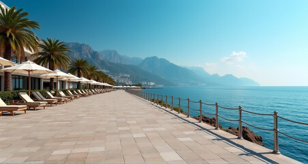 Obraz premium pier on the beach