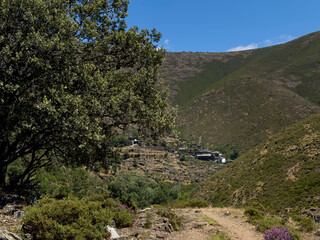 View of the old Village of Drave, near Arouca, Portugal, located at the Arouca Geopark