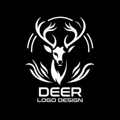 Fototapeta premium Deer Vector Logo Design