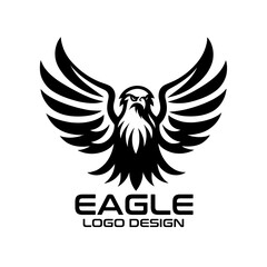 Obraz premium Eagle Vector Logo Design