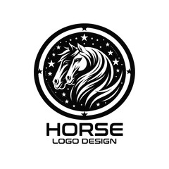Horse Vector Logo Design