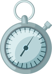 Stopwatch cartoon icon. Timer symbol. Sport watch