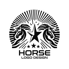 Horse Vector Logo Design