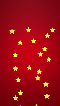 star animation on red background, animated stars, christmas background