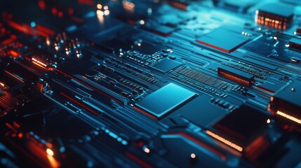 Obraz premium Abstract Circuit Board