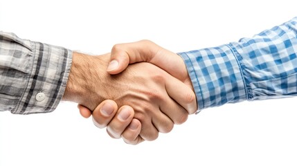 Professional Business Handshake Between Partners
