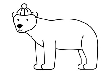 enchanting vector art of a polar bear wearing a crown inspiring imagination and joy






