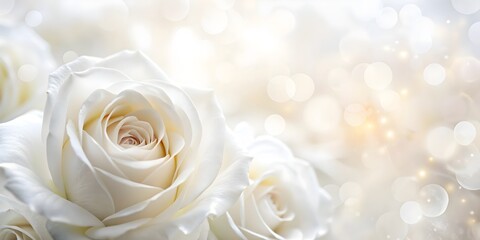 Obraz premium background for text, professional background with soft abstract waves and rose for business