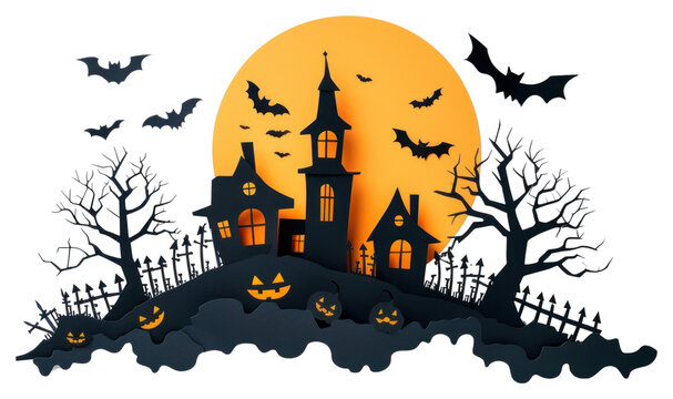 PNG Halloween anthropomorphic jack-o'-lantern representation.