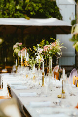 wedding table setting