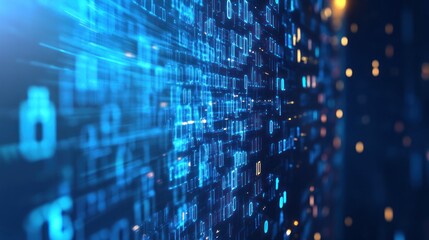 Obraz premium Digital Data Stream