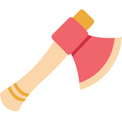  Vector Illustration of a Modern Minimalist Axe Design Perfect for Outdoor Adventure Themes