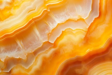 Closeup macrophotograph of seeds on tangerine slices