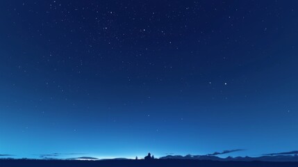 Fototapeta premium a nightly sky filled with twinkling stars
