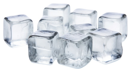 PNG Ice cubes crystal white white background.