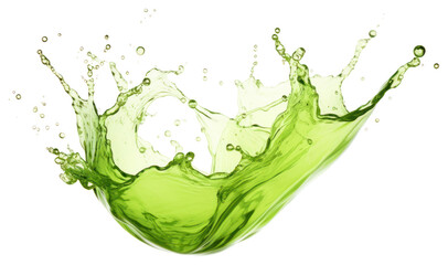 Green tea whisky splash abstract art clothing.
