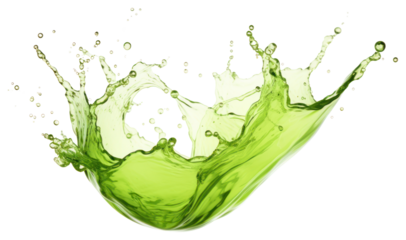 Green tea whisky splash abstract art clothing.