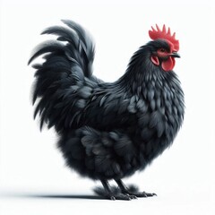 Fototapeta premium chicken isolated on white