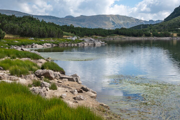 Landscape of The Stinky Lake (Smradlivoto Lake), Rila mountain, Bulgaria