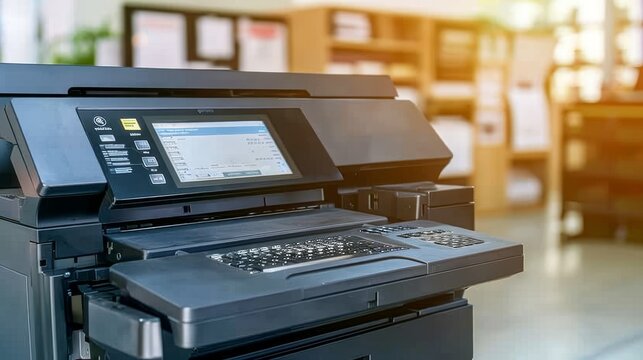 High quality color plotter and photocopier for professional printing services in office settings