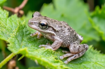 It is called the Gray Tree Frog (Hyla versicolor) found only in Les Cedres, Quebec, Canada