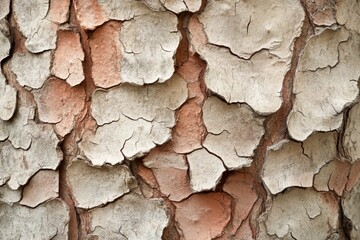 Fototapeta premium Detailed macro photograph of Stewartia pseudocamillia bark patterns
