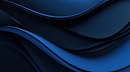 Obraz premium Abstract Blue Wave Pattern