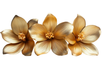 Golden Flower Petals: A Luxurious Floral Arrangement