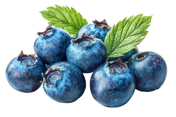 Obraz premium Fresh Blueberries: A Close-Up Look at Juicy, Ripe Berries