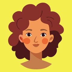 Makeup girl fashion face vector.eps