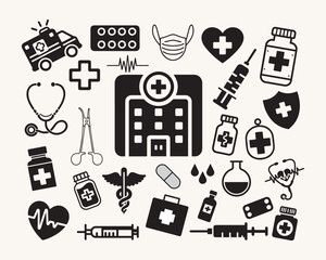 Set of Medical icons