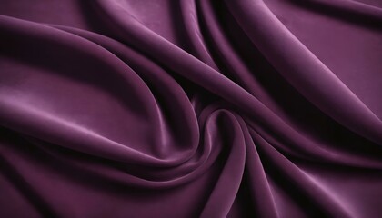 Obraz premium Luxurious purple silk fabric draped elegantly with soft texture 