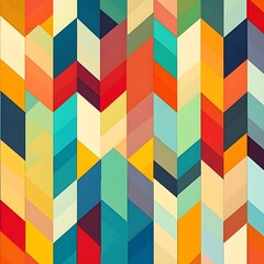 Colorful 3D Geometric Cube Pattern Displaying Vibrant Multicolor Design in Background