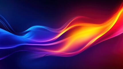 Fototapeta premium Abstract Colorful Wave Pattern