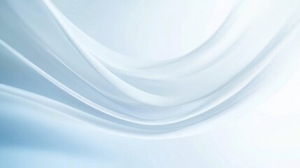 Abstract Blue and White Wavy Background