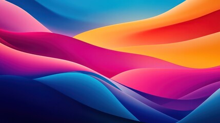 Obraz premium Abstract Colorful Waves