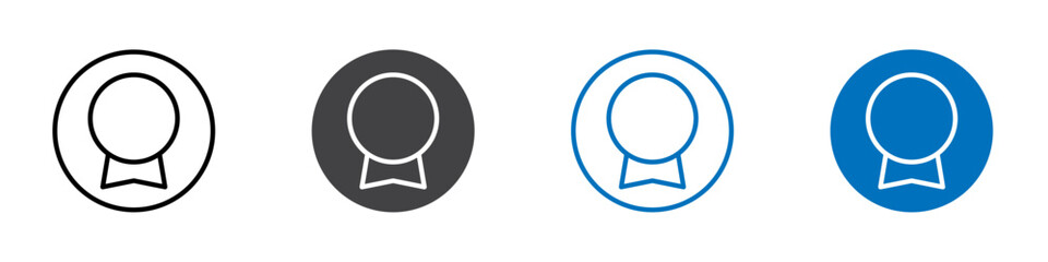 Reward icon Isolated on white background vector set