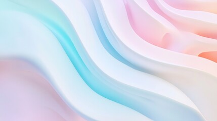 Abstract Pastel Waves