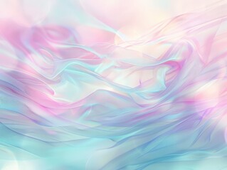 Obraz premium A pink and blue wave pattern with a white background, generative ai image