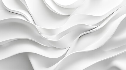 Naklejka premium Abstract White Swirling Pattern
