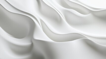 Obraz premium Abstract White Drape
