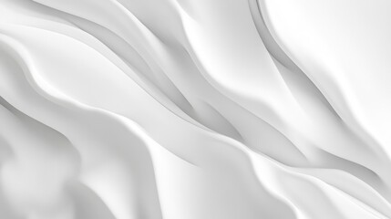 Obraz premium Abstract White Wavy Texture