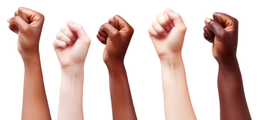 PNG Empowering Voices finger gesturing person.